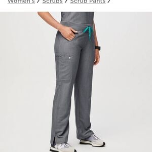 Figs Kade Charcoal Scrub Pants